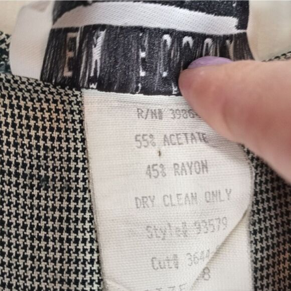 En Focus Studio 18 Sleeveless Floral&Houndstooth Print Women's Maxi Dress - Picture 6 of 11